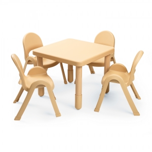 Myvalue Table W/4 Chair 28in Square