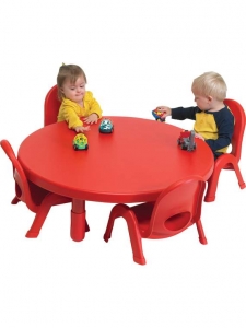 Value Table 4 Chair Rnd Toddler Red