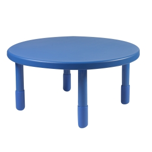 Value Table 36 Inch Round Blue