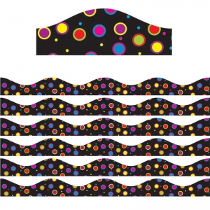 (6 PK) MAGNETIC BORDER COLOR DOTS 