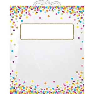 (12 EA) HANGNG STORAGE BAG CONFETTI PATTRN