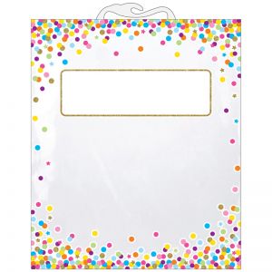 (5 PK) 6 PK STORAGE BAG CONFETTI