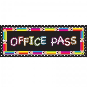 OFFICE PASS 9X3.5 PENCILS 2 SIDED  LAMINATED