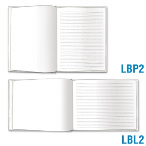 (12 EA) 8 X 6 BLANK HARDCOVER BOOKS WITH PRIMARY LINES