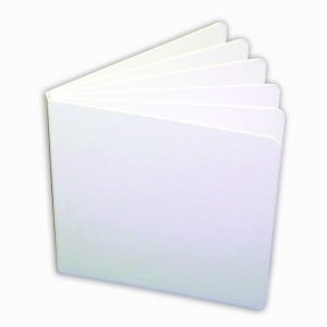 (6 Ea) White Hardcover Blank Book