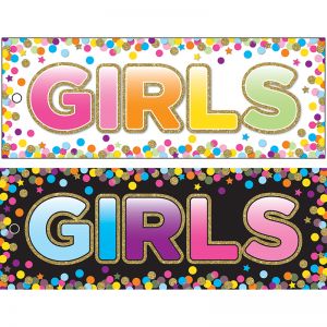 Girls Pass Confetti Laminate 2 Side 