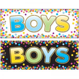 (10 Ea) Boys Pass 9 X 35 Confetti