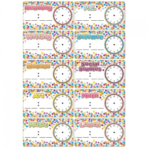 (6 PK) MAGNETIC CONFETTI SCHEDULE CARDS