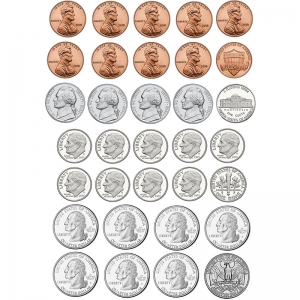 MONEY FOAM MANIPULATIVES US COINS 