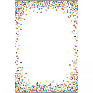 Smart Confetti Blank Chart Dry-erase Surface