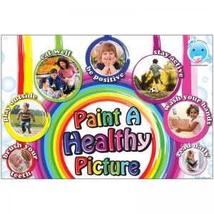 Chart 13x19 Paint A Healthy Picture Smart Poly Healthy Bubbles