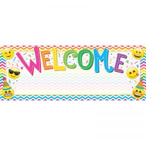 SMART POLY WELCOME BANNER EMOJI DRY-ERASE SURFACE