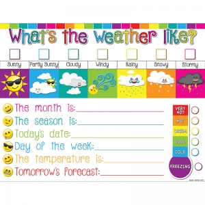 WEATHER EMOJI 17X22 CHART  SMART POLY