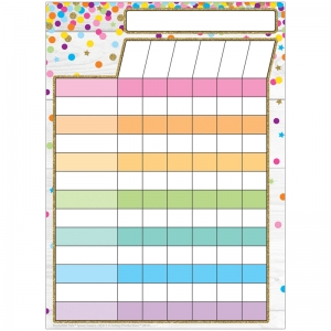 Incentive Chart Confetti Postermat Pals Smart Poly Single Sided