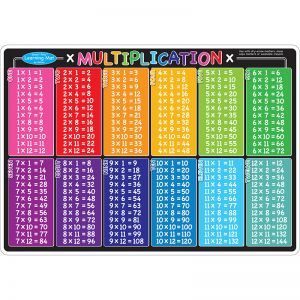 10PK MULTIPL LEARNING MAT 2 SIDED WRITE ON WIPE OFF