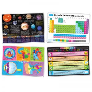 4 PK STEM EDUCATION LEARNING MATS SMART POLY