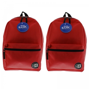 (2 EA) 16IN RED BASIC COLLECTION BACKPK