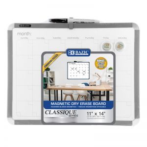 11x14in Magnet Dry Erase Calendar W/ Marker & 2 Magnets