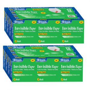 (2 PK) 12PK REFILL INVISIBLE TAPE 