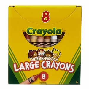 (12 BX) MULTICULTURAL CRAYONS LARGE