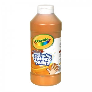 Washable Fingerpaint 16oz Orange