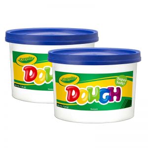 Super Soft Modeling Dough, Blue, 3 lbs. Bucket, Pack of 2