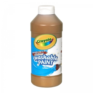 Crayola Washable Paint 16 Oz Brown