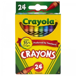 (12 Bx) Crayola Crayons 24ct Per