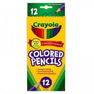 (12 Bx)crayola Colored Pencils 12ct