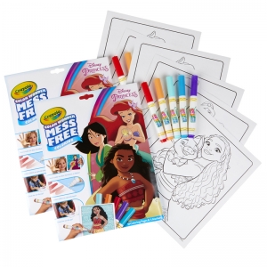 (2 ST) COLORING PAD & MARKERS PRINCESS COLOR WONDER