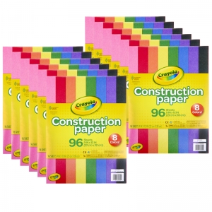 (12 PK) CRAYOLA 96 CT CONSTRUCTION PAPER