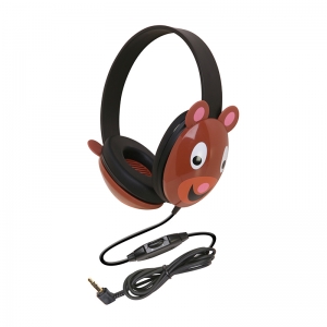 LISTENING FIRST ANIMAL-THEMED STEREO HEADPHONES BEAR