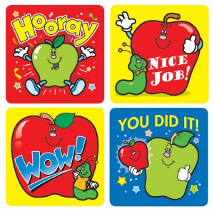 Apples Motivational Stickers, Pack of 120