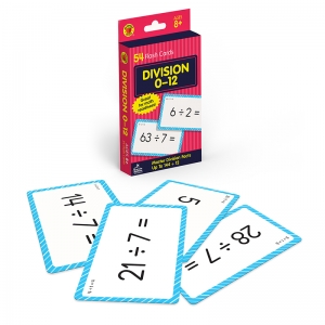 Division 0 To 12 Flash Cards 