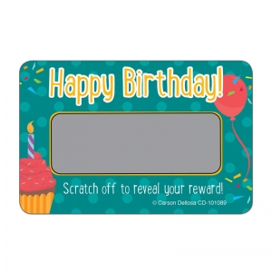 Scratch Off Awards Happy Birthday 