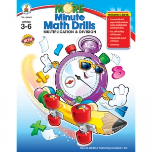 More Minute Math Drills: Multiplication & Division Resource Book, Grades 3-6