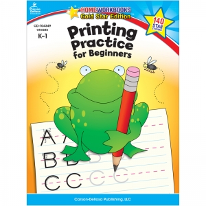 Printing Practice For Beginners Workbook, Grade K1