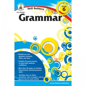 Skill Builders Grammar Workbook, Grade 6