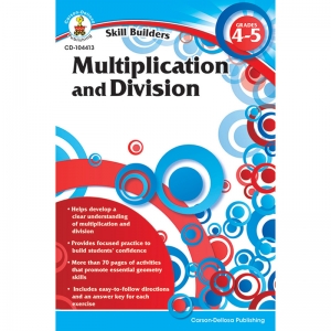 Skill Builders Multiplication and Division Workbook, Grade 4-5