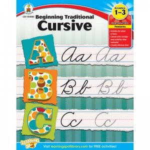 Beginning Traditional Cursive Workbook, Grade 13