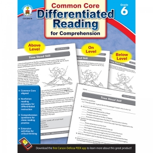 Differentiated Reading For Comprehension Resource Book, Grade 6