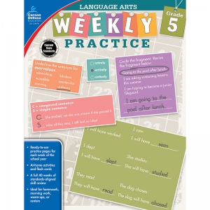 Weekly Practice Language Arts Gr 5   