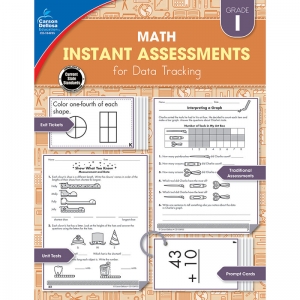 Math Instant Assessments For Data Tracking Resource Book, Grade 1