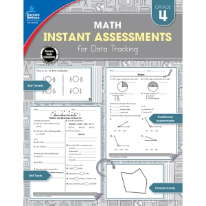 Math Instant Assessments For Data Tracking Resource Book, Grade 4