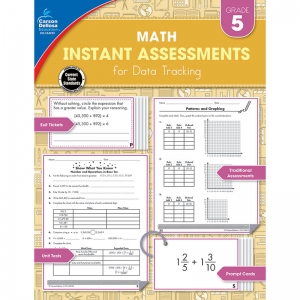 Math Instant Assessments For Data Tracking Resource Book, Grade 5