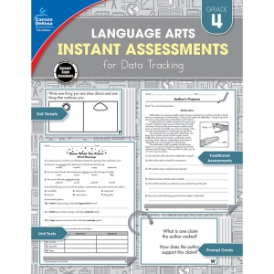 Language Arts Instant Assessments for Data Tracking Resource Book, Grade 4