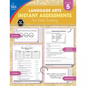 Language Arts Instant Assessments For Data Tracking Resource Book, Grade 5