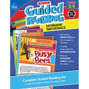 Guided Reading: Determine Importance Resource Book, Grade 34