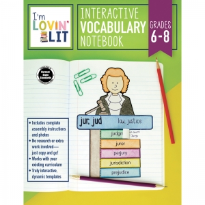 Interactive Vocabulary Notebook Resource Book, Grades 6-8