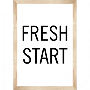 Simply Boho Fresh Start Poster 